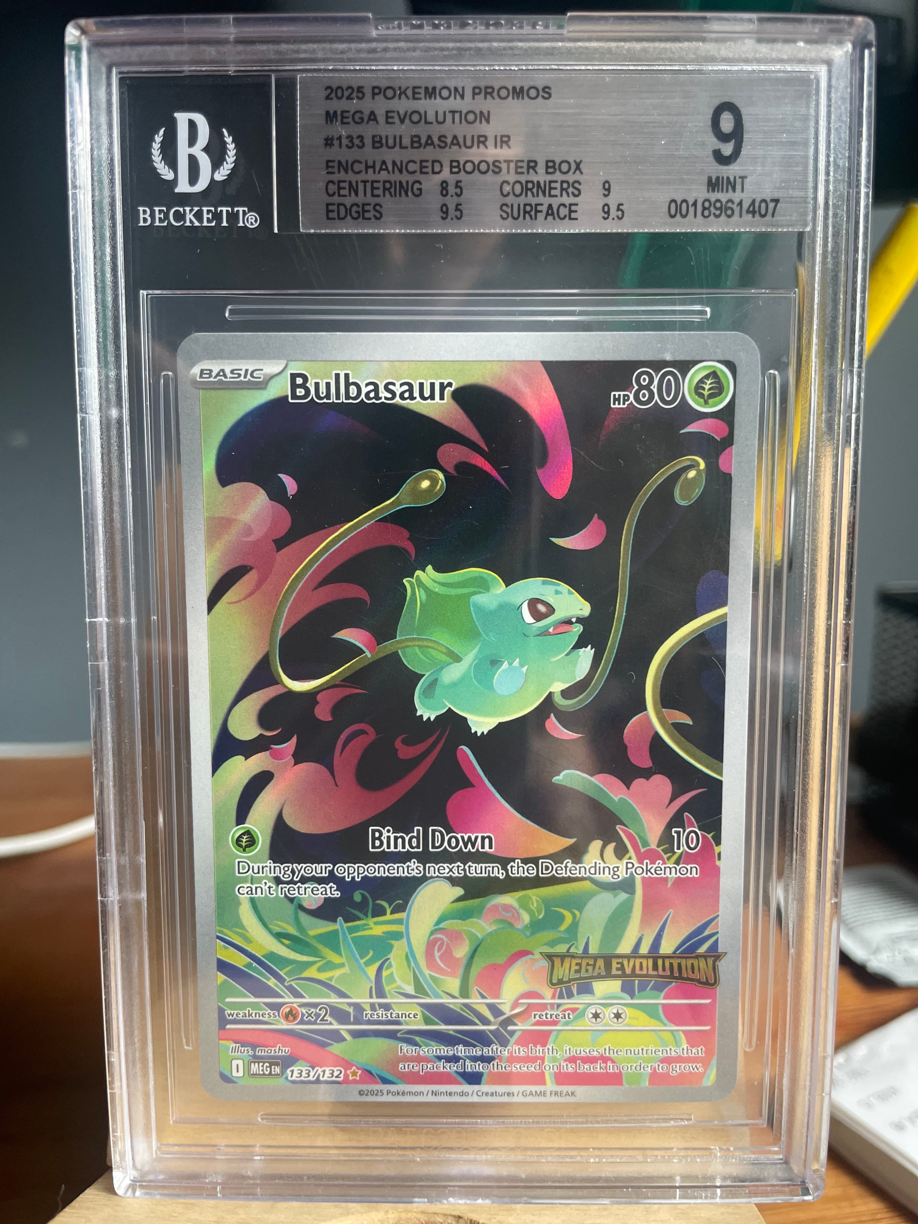Bulbasaur IR 133/132 — Mega Evolution Promo