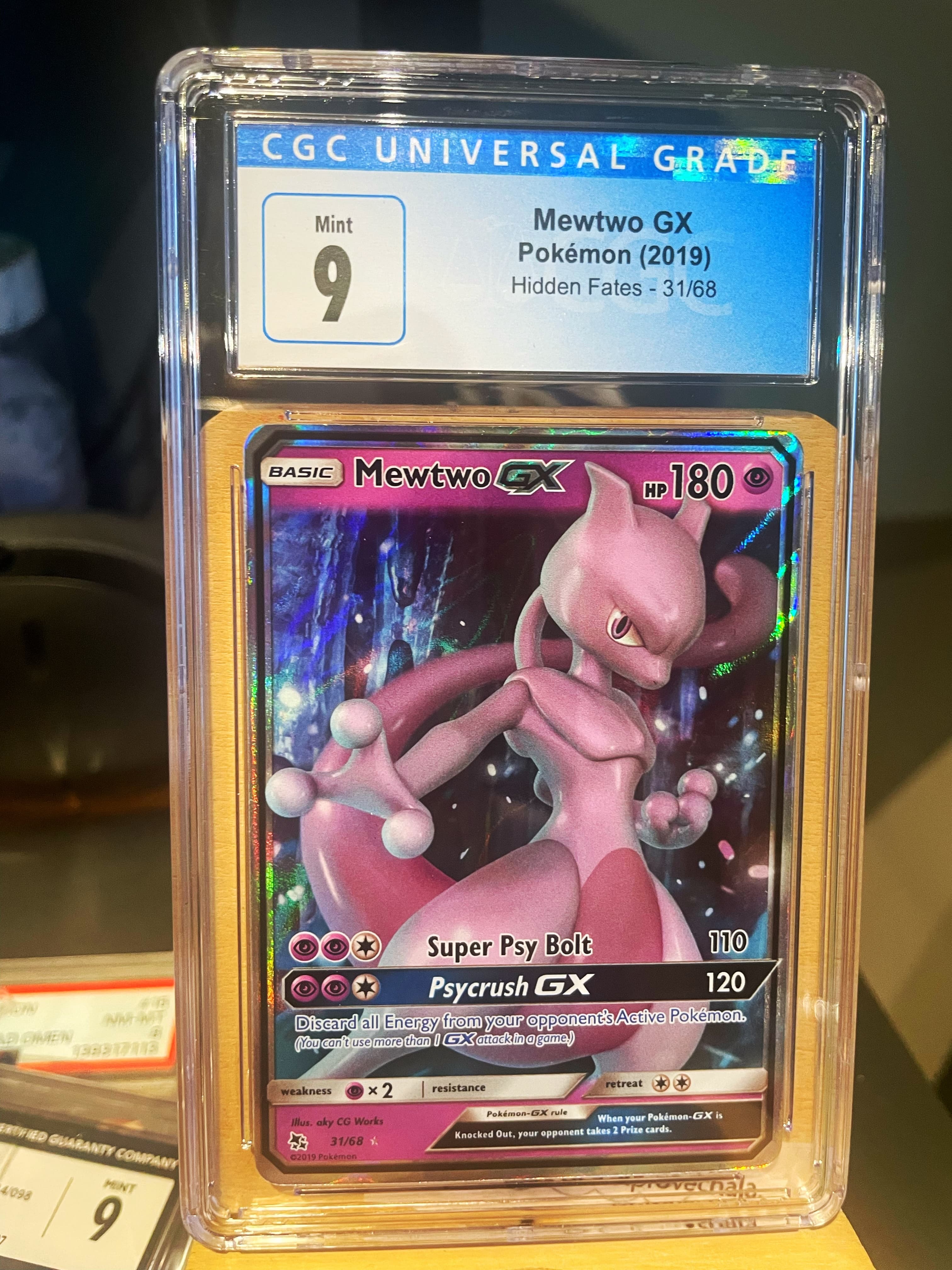 Mewtwo GX 31/68 — Hidden Fates - PSA