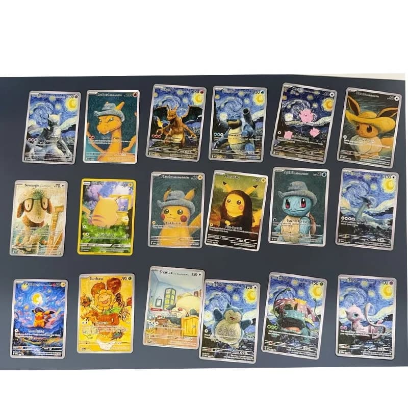 Pokémon x Van Gogh Style Custom Card Set
