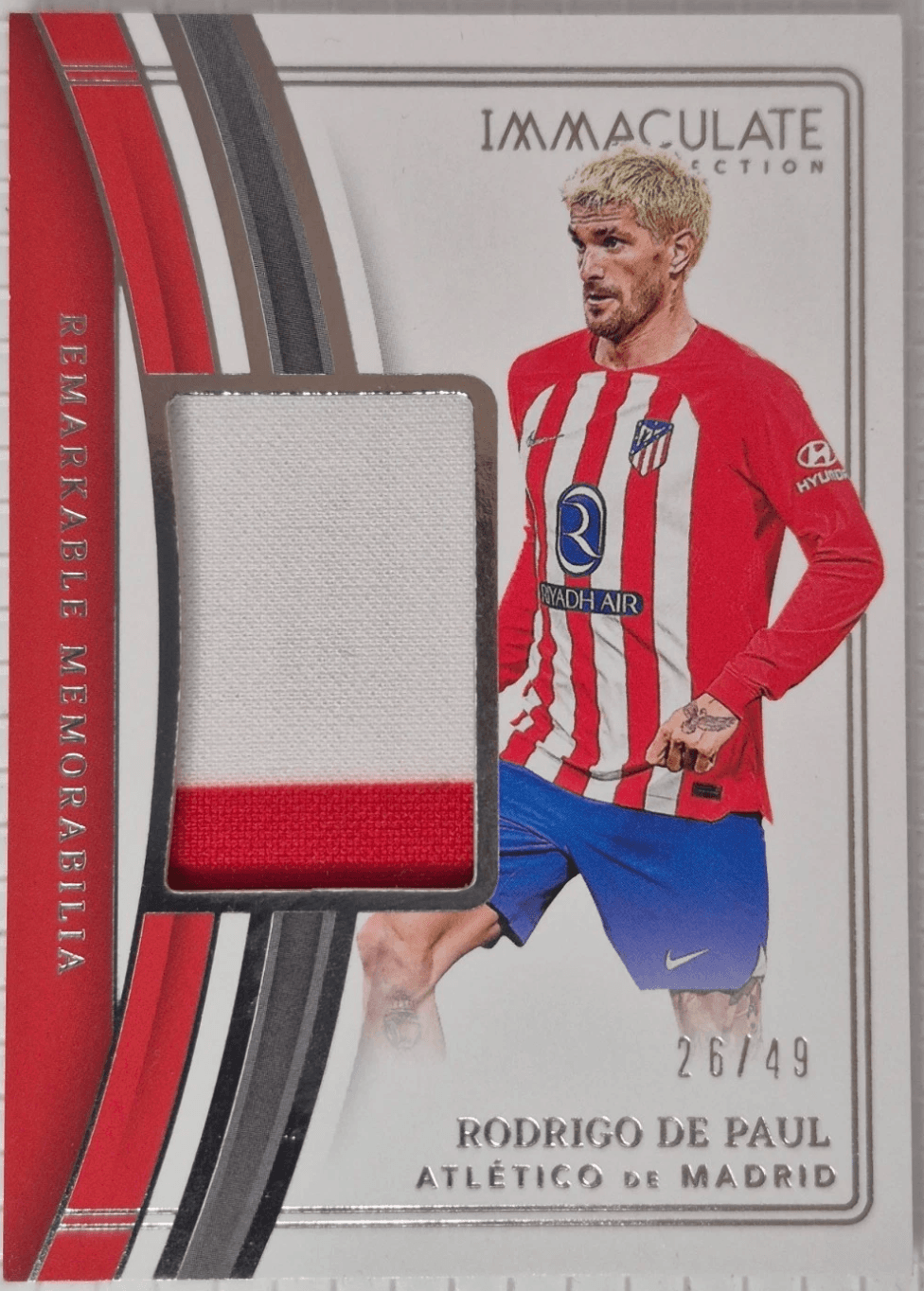 2023-24 Panini Immaculate Collection - Rodrigo De Paul - Memorabilia - /49